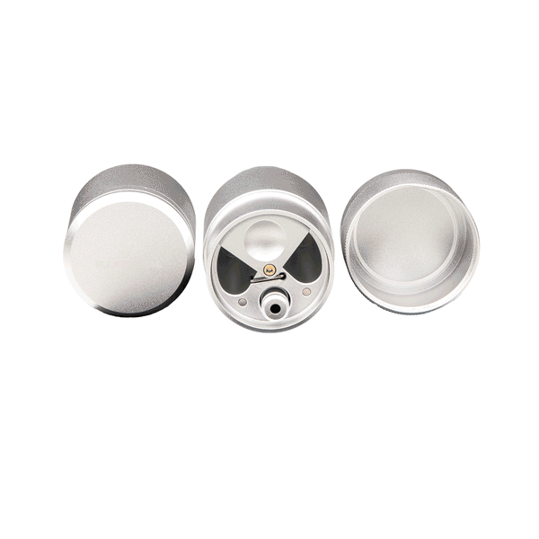 MJ ARSENAL CAPSULE GRINDER DUGOUT(Silver) 2 MJ ARSENAL CAPSULE GRINDER DUGOUT(Silver) - Image 2