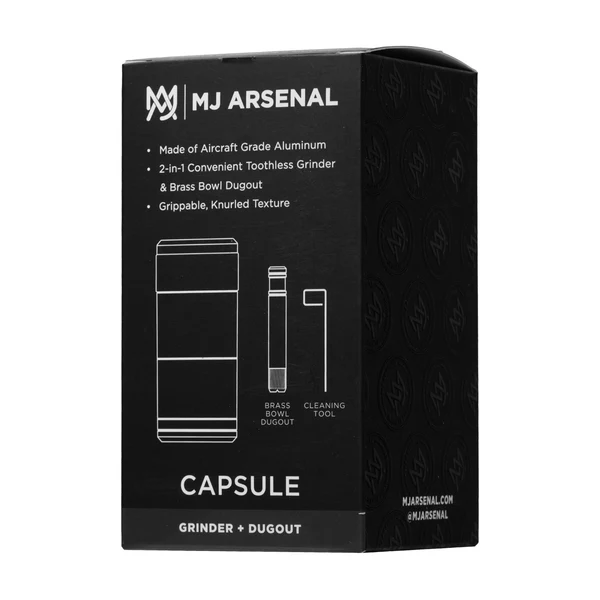 MJ ARSENAL CAPSULE GRINDER DUGOUT(Silver) 8 MJ ARSENAL CAPSULE GRINDER DUGOUT(Silver) - Image 8