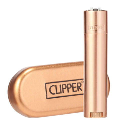 Clipper Metal Flint Lighter - Rose Gold (Limited Edition) 1 Clipper Metal Flint Lighter - Rose Gold (Limited Edition)