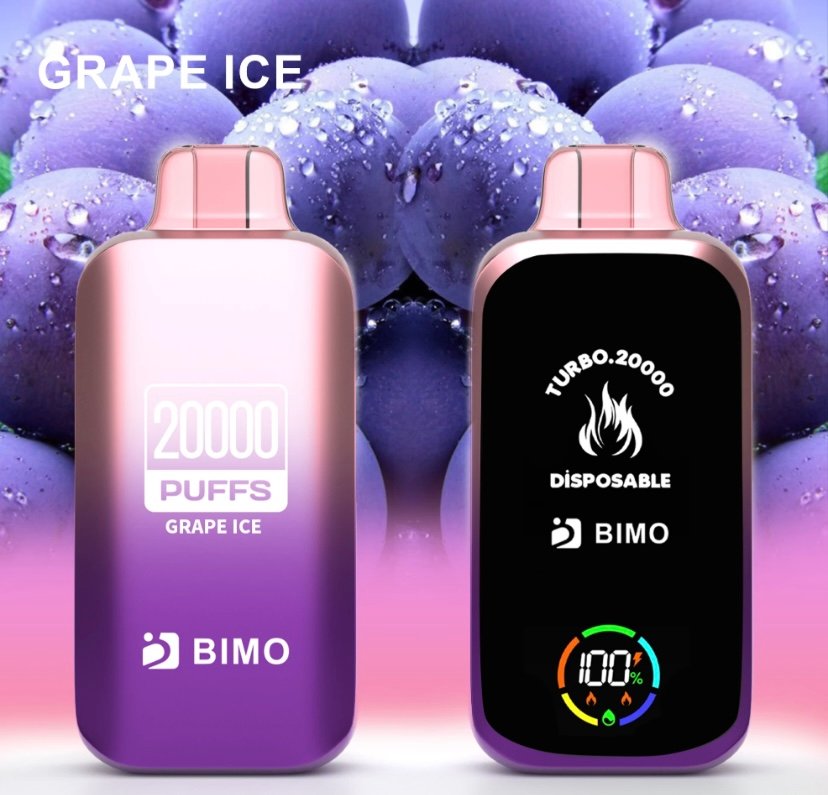 BIMO Turbo 20000 Puffs – Grape Ice 1 BIMO Turbo 20000 Puffs – Grape Ice