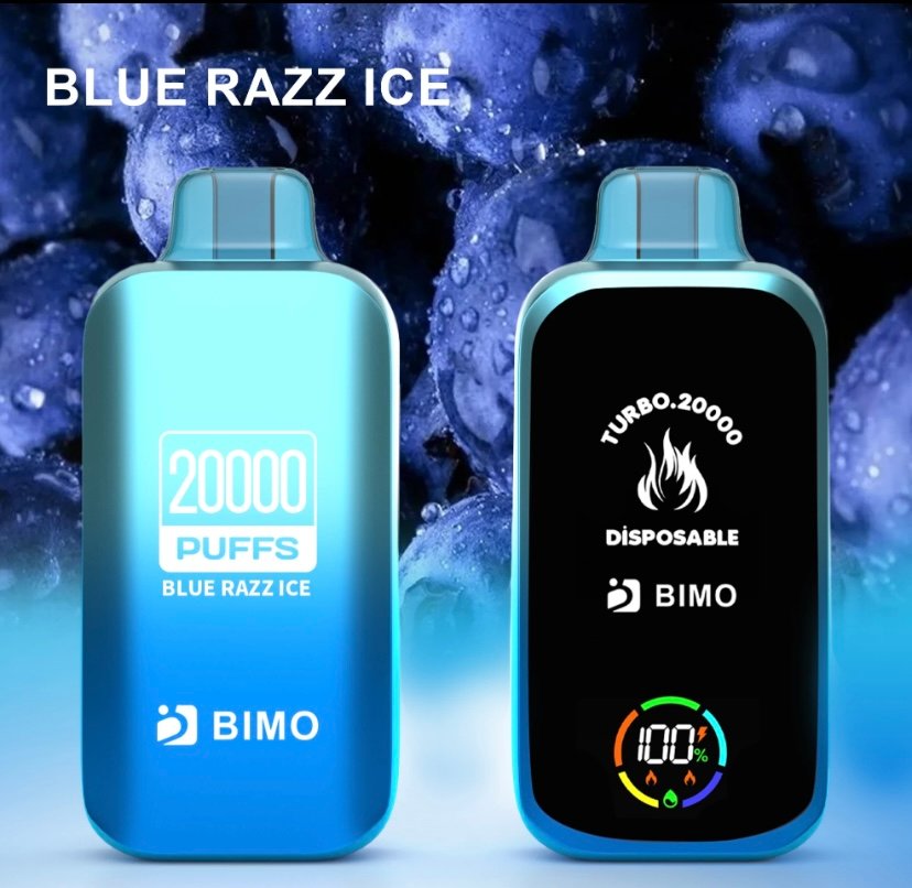 BIMO Turbo 20000 Puffs – Blue Razz Ice 1 BIMO Turbo 20000 Puffs – Blue Razz Ice