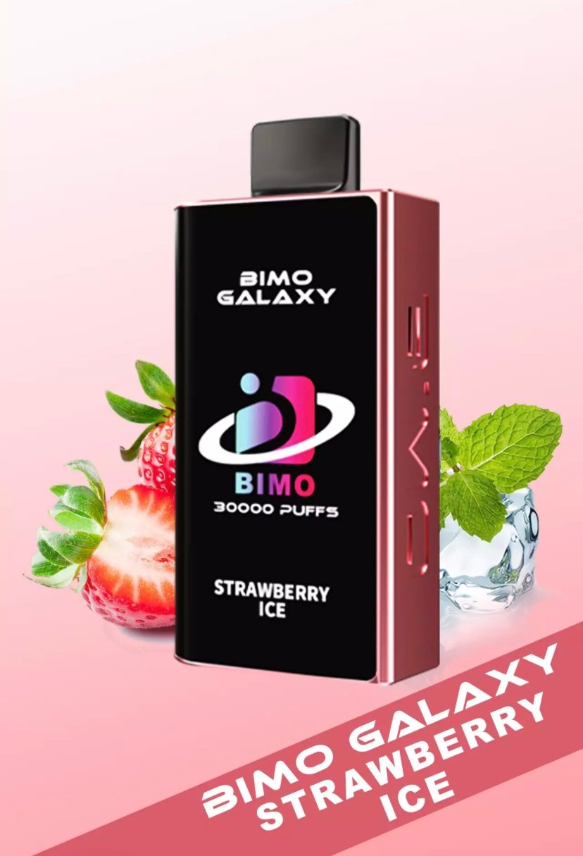BIMO Galaxy 30000 Puffs – Strawberry Ice 1 BIMO Galaxy 30000 Puffs – Strawberry Ice