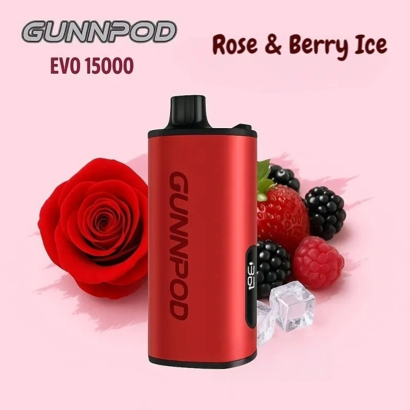 Gunnpod EVO 15k Rose Berry Ice (10 Pack) 1 Gunnpod EVO 15k Rose Berry Ice (10 Pack)