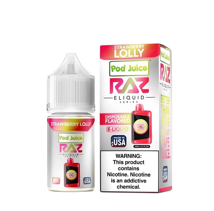 Pod Juice x Raz Salt Nicotine Vape Juice 3 Pod Juice x Raz Salt Nicotine Vape Juice - Image 3