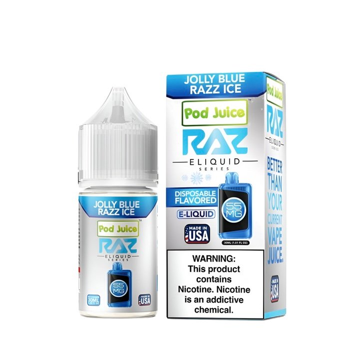Pod Juice x Raz Salt Nicotine Vape Juice 5 Pod Juice x Raz Salt Nicotine Vape Juice - Image 5