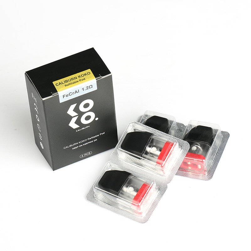 Uwell Caliburn / Caliburn KOKO Replacement Pods Cartridge 2ml 1.2ohm (4pcs/pack) 9 Uwell Caliburn / Caliburn KOKO Replacement Pods Cartridge 2ml 1.2ohm (4pcs/pack) - Image 9