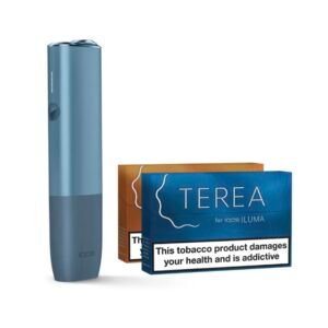 IQOS ILUMA One Kit Azure Blue & Two Packs of Terea