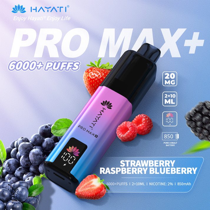 Hayati Pro Max Plus Strawberry Raspberry Blueberry 1 Hayati Pro Max Plus Strawberry Raspberry Blueberry