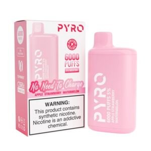 PYRO 6000 PUFF Apple Strawberry Watermelon