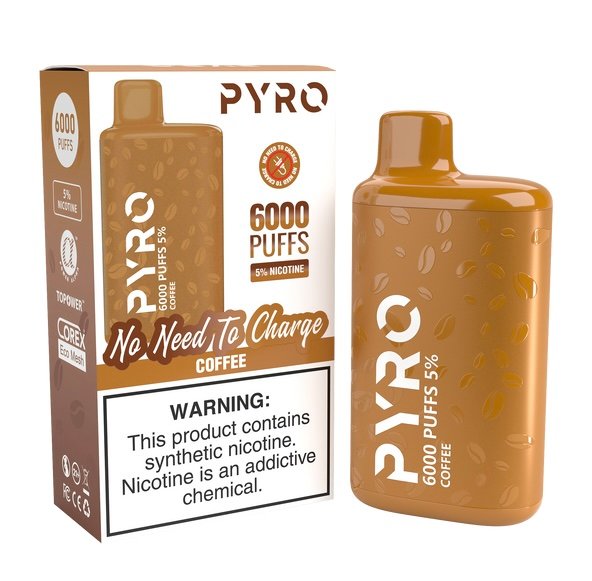 PYRO 6000 PUFF Coffee 1 PYRO 6000 PUFF Coffee