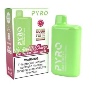 PYRO 6000 PUFF Kiwi Passionfruit Guava
