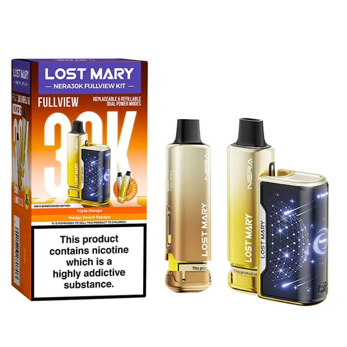 Lost Mary Nera 30K Prefilled Vape Kit-Mango Edition 1 Lost Mary Nera 30K Prefilled Vape Kit-Mango Edition