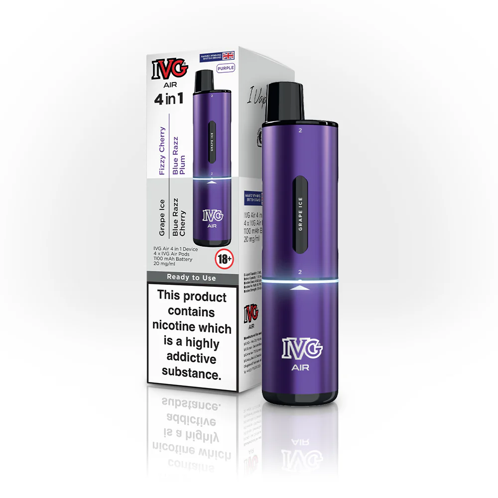 IVG AIR 4 IN 1 PURPLE STARTER KIT 2 IVG AIR 4 IN 1 PURPLE STARTER KIT - Image 2