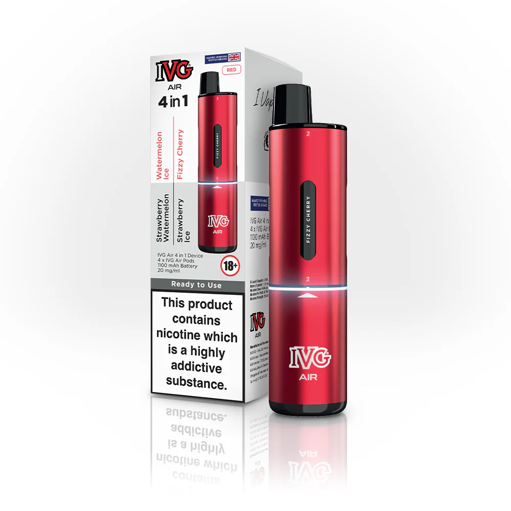 IVG AIR 4 IN 1 RED STARTER KIT 2 IVG AIR 4 IN 1 RED STARTER KIT - Image 2