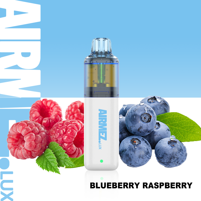 Airmez Lux 12000 Puffs Blueberry Raspberry 1 Airmez Lux 12000 Puffs Blueberry Raspberry