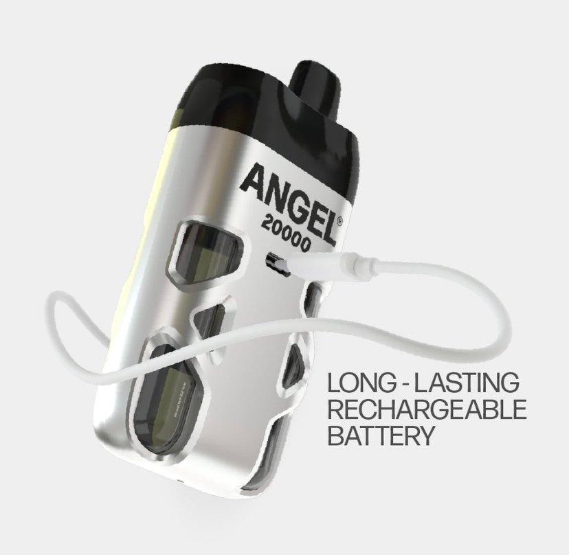 Vendor:ANGEL® 20000 KIT White Edition 2x (2ml + 10ml) Fresh Menthol Mojito, Lemon & Lime 6 Vendor:ANGEL® 20000 KIT White Edition 2x (2ml + 10ml) Fresh Menthol Mojito, Lemon & Lime - Image 6