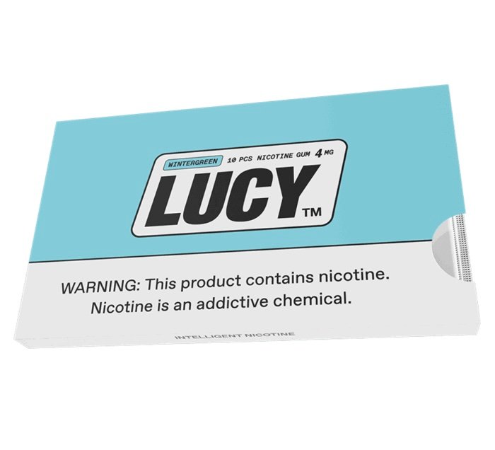 Lucy Wintergreen 4MG Nicotine Gum 1 Lucy Wintergreen 4MG Nicotine Gum