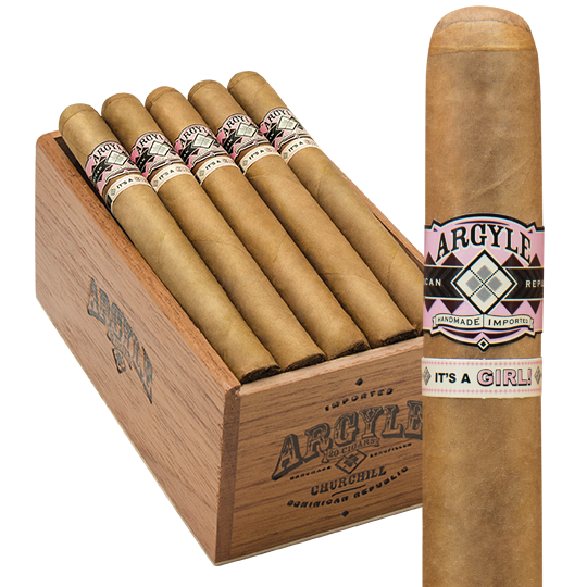Argyle It's a Girl Churchill - 7 x 50 Box of 20 1 Argyle It's a Girl Churchill - 7 x 50 Box of 20