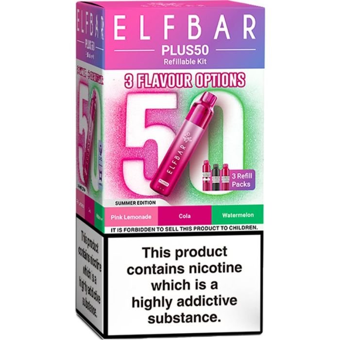 Elf Bar Plus 50 pod vape kit 30ml 24 Elf Bar Plus 50 pod vape kit 30ml - Image 24