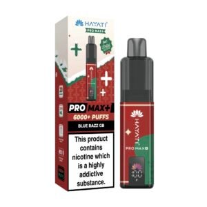BLUE RAZZ CHERRY HAYATI PRO MAX+ 6000 PUFFS KIT CHRISTMAS EDITION