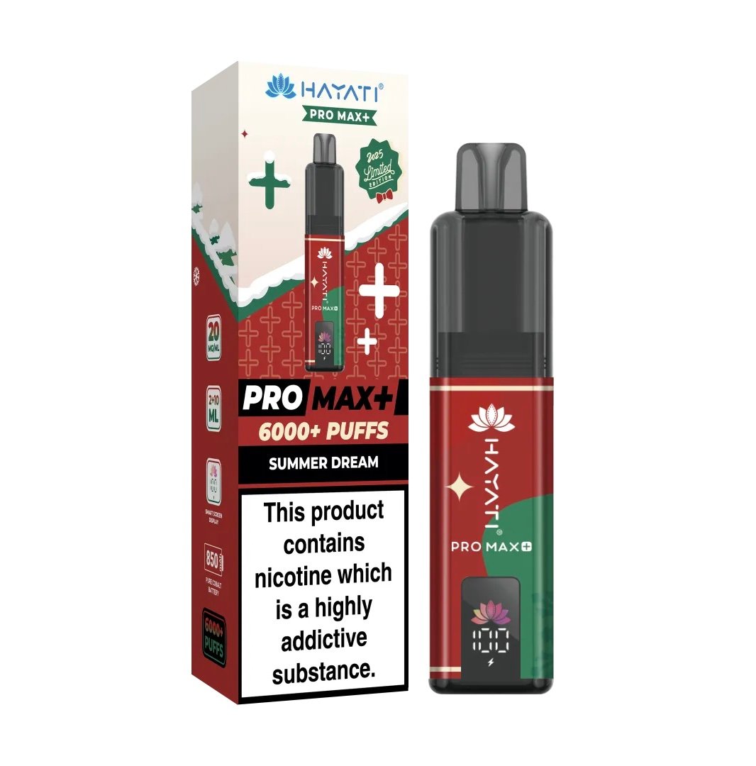 SUMMER DREAM HAYATI PRO MAX+ 6000 PUFFS KIT CHRISTMAS EDITION 1 SUMMER DREAM HAYATI PRO MAX+ 6000 PUFFS KIT CHRISTMAS EDITION