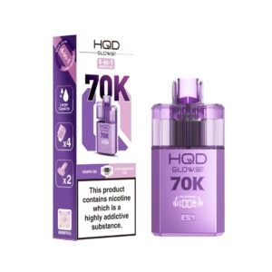 GRAPE GB / STRAWBERRY GB HQD GLOW AIR 70K PUFFS PREFILLED POD KIT