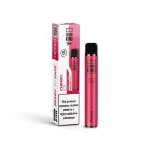10mg Aroma King Bar 600 Disposable Vape Cherry Ice