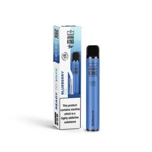 10mg Aroma King Bar 600 Disposable Vape Blueberry Ice