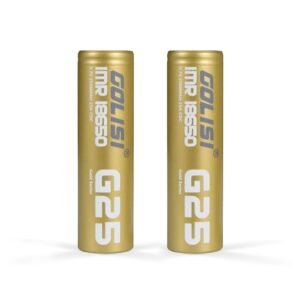 2 PACK- GOLSI G25 2500MAH BATTERY