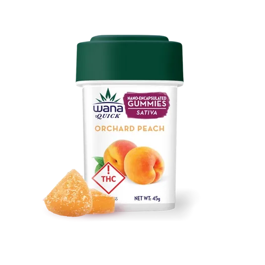 ORCHARD PEACH (MED) Wana Gummies 1 ORCHARD PEACH (MED) Wana Gummies