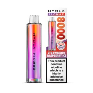 Hyola Pro Max 8000 Prefilled Pod 10ml – Strawberry Raspberry Ice