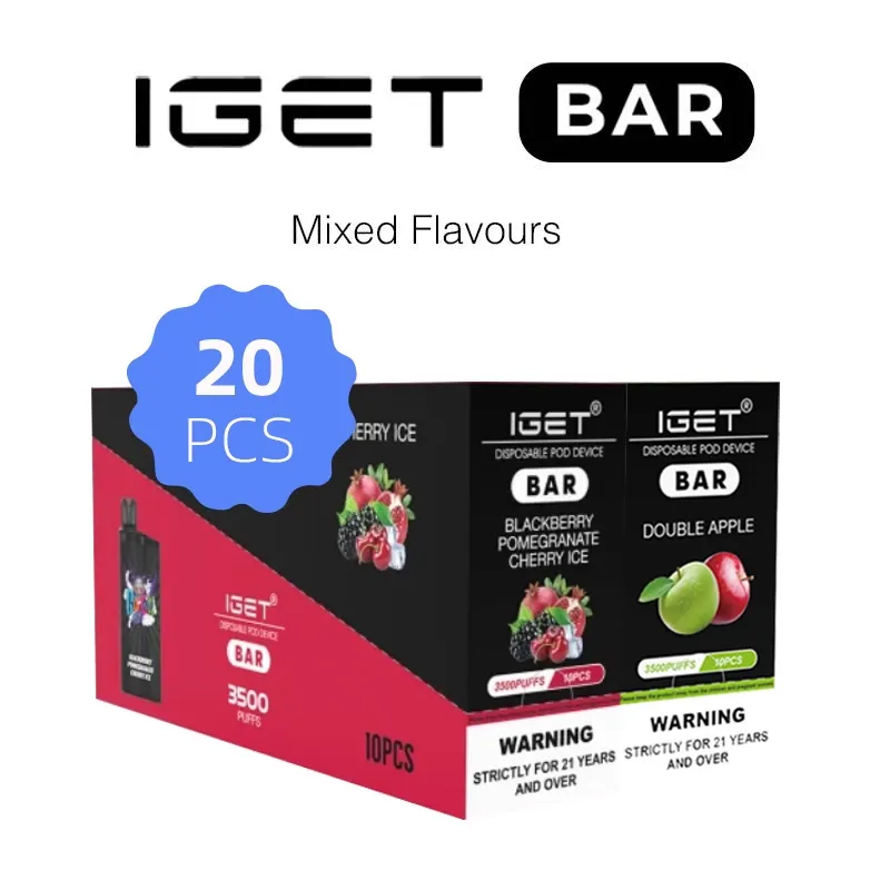 IGET Bar 3500 Puffs – Pack 20 1 IGET Bar 3500 Puffs – Pack 20