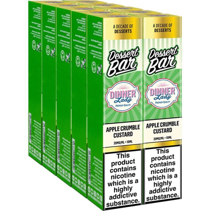 Dinner Lady Dessert Bar e-liquid 10 pack 1 Dinner Lady Dessert Bar e-liquid 10 pack
