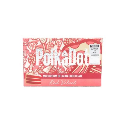 Polkadot Red Velvet Chocolate Bar 1 Polkadot Red Velvet Chocolate Bar